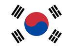 Znalezione obrazy dla zapytania flaga korei południowej